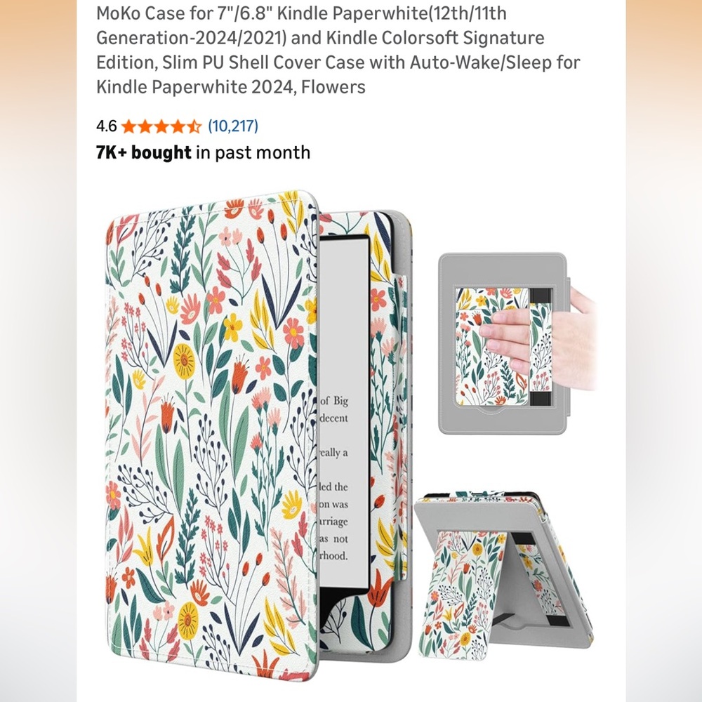 NWT Floral Tablet Case Cover